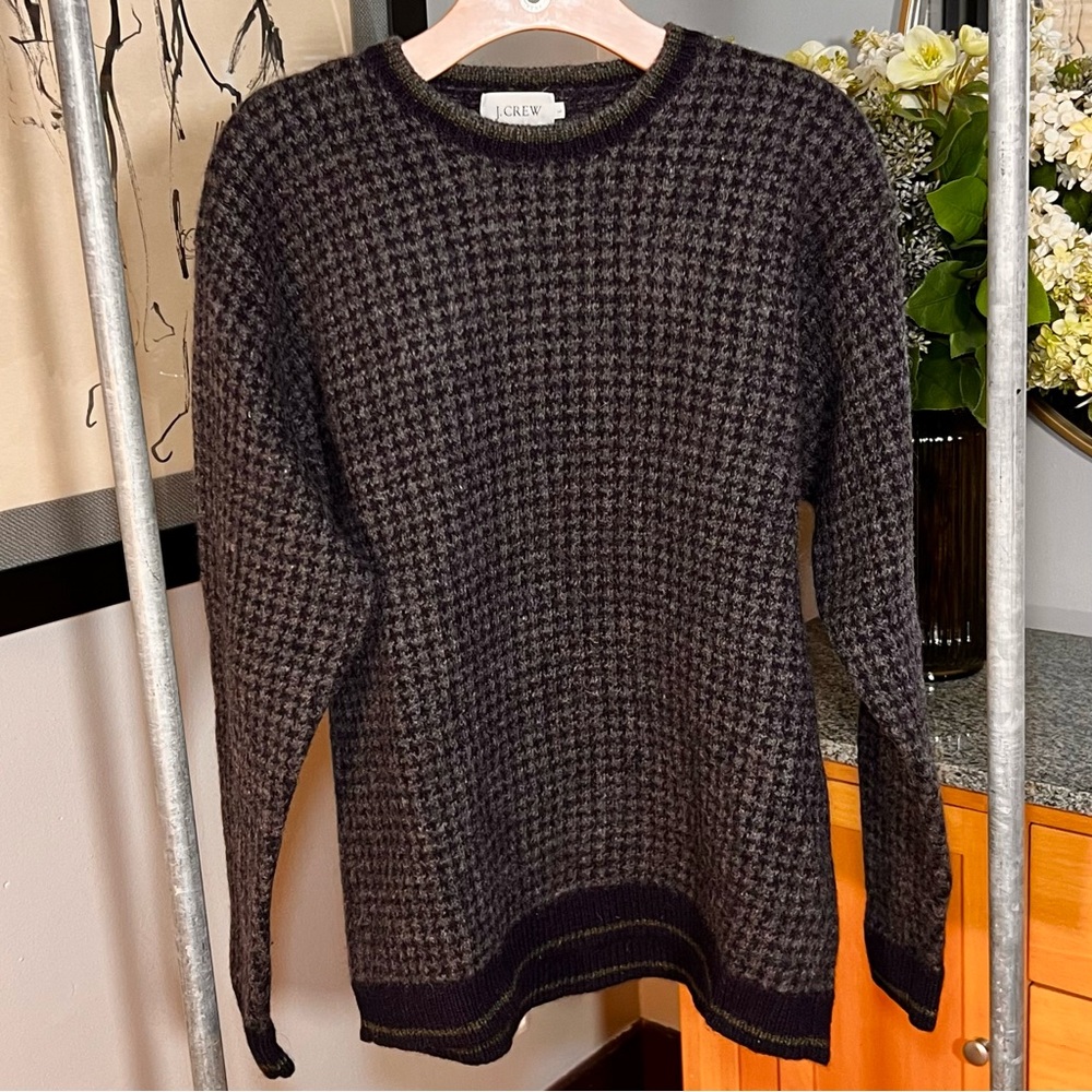 J. Crew Blue and Gray Sweater - Men’s Large